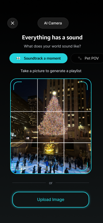 AI scan soundtrack screen
