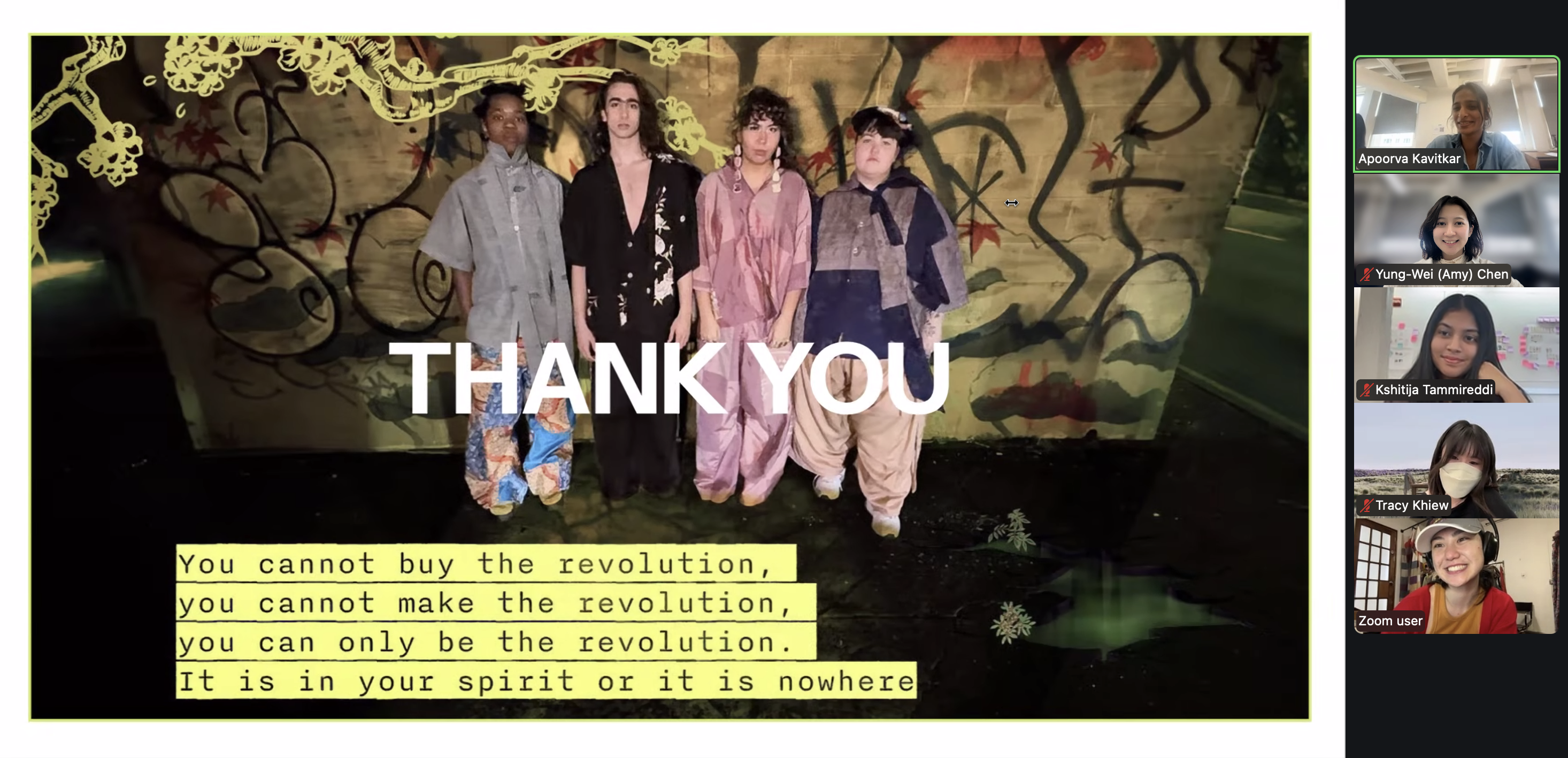 Final presentation to Isaboko founder Izzy