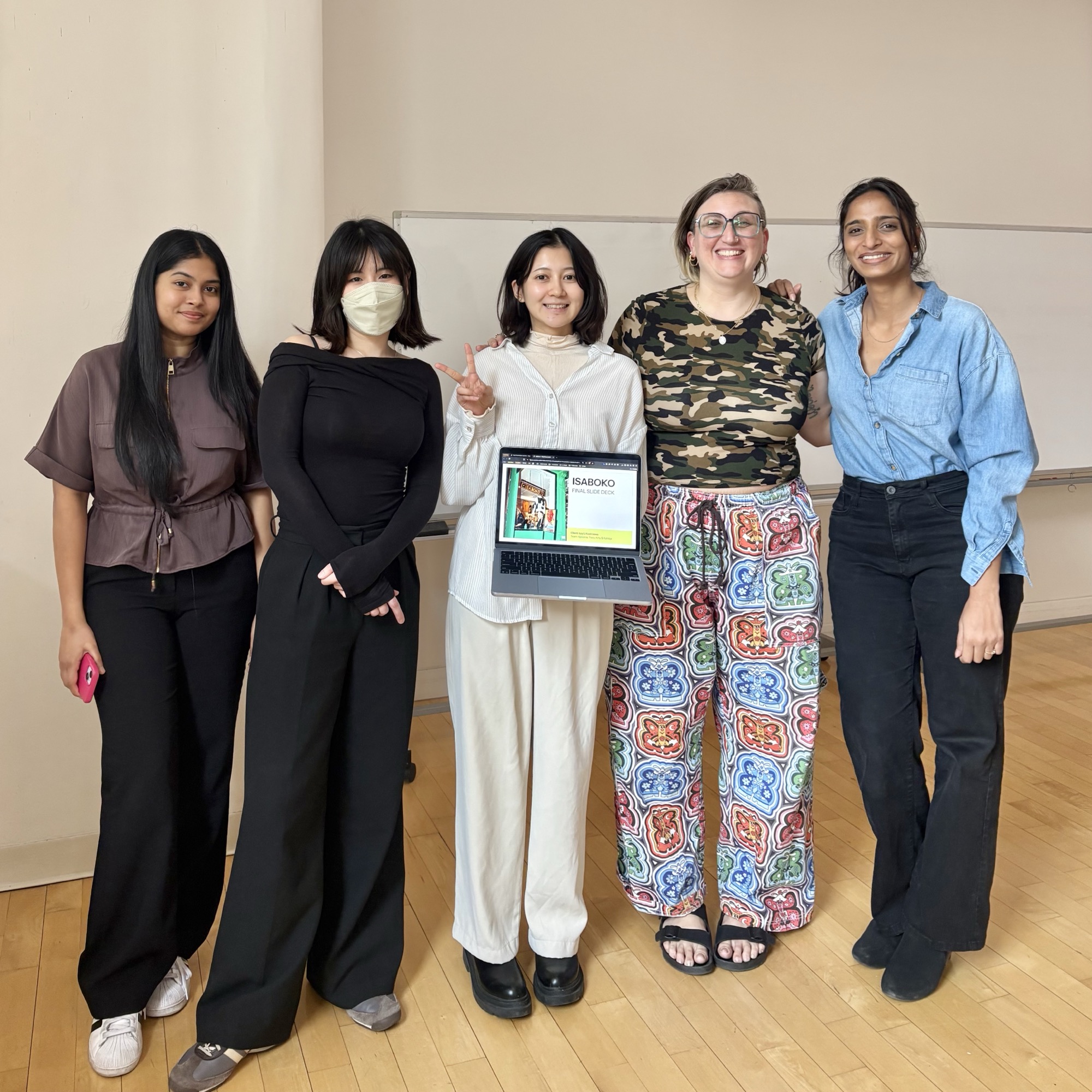 Isaboko team photo with founder Izzy