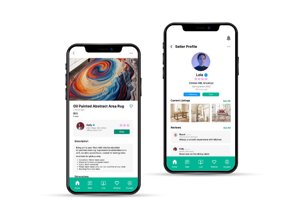 Before — Navigation structure 1