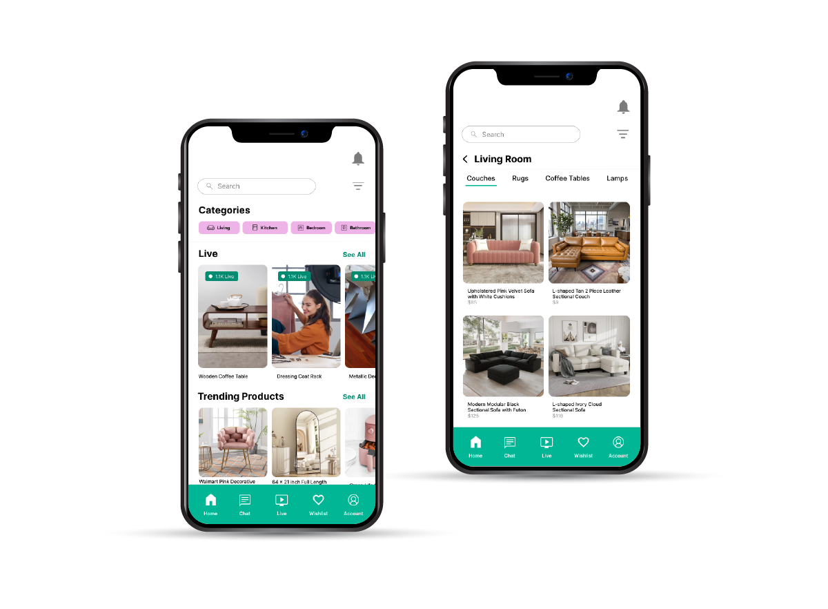 Before — Navigation structure 2